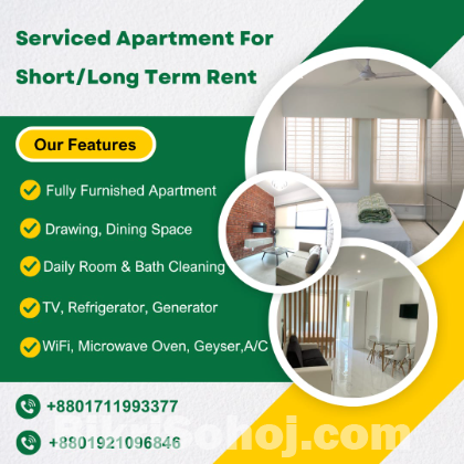 Modern 2-Bedroom Furnished Apartment Rent in Baridhara